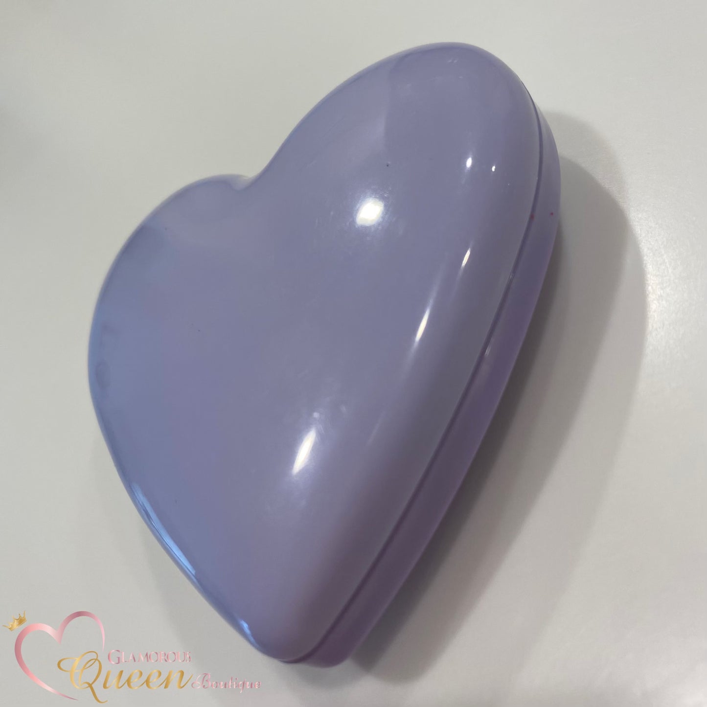 Lilac Heart Shaped Mirror