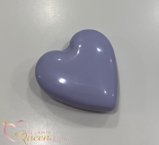 Lilac Heart Shaped Mirror