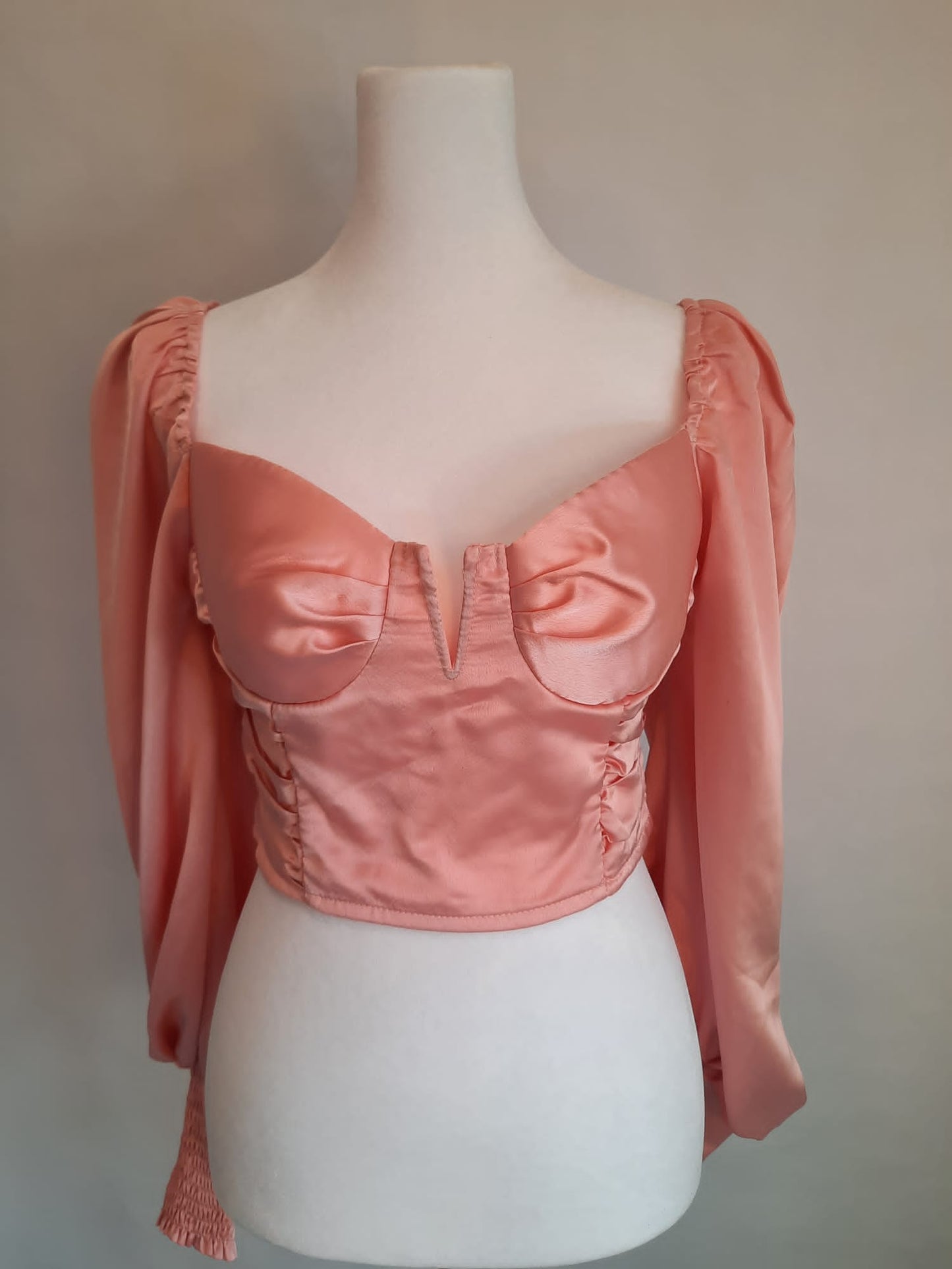 Glamorous Rose Crop Blouse